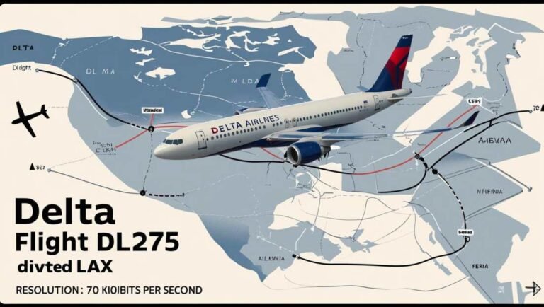 Delta Flight DL275 Diversion to LAX